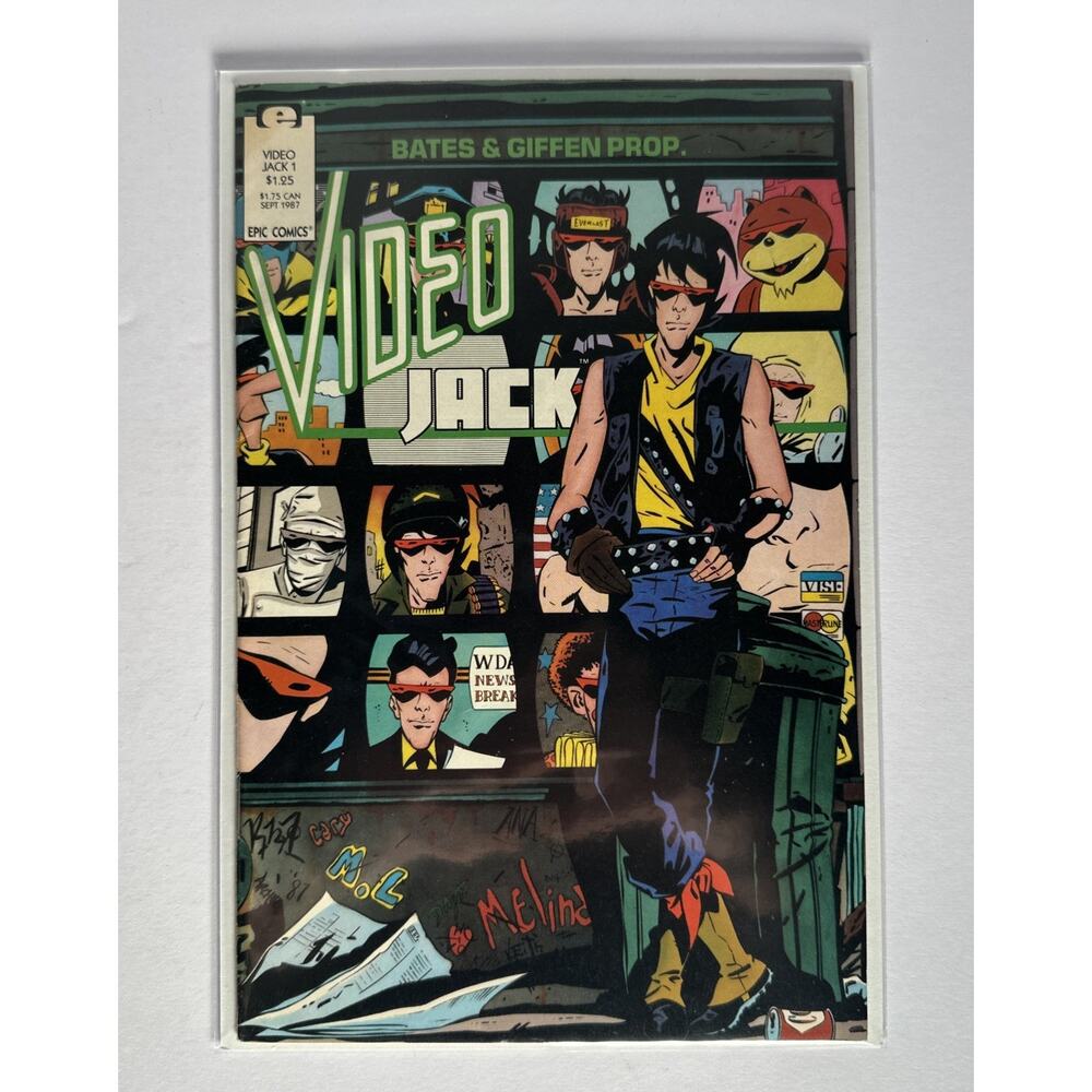 Video Jack Vol. 1 No. 1 ~September 1987 Epic/Marvel Comics 1st Printing